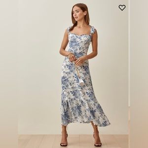 Reformation Nikita dress in Pompadour